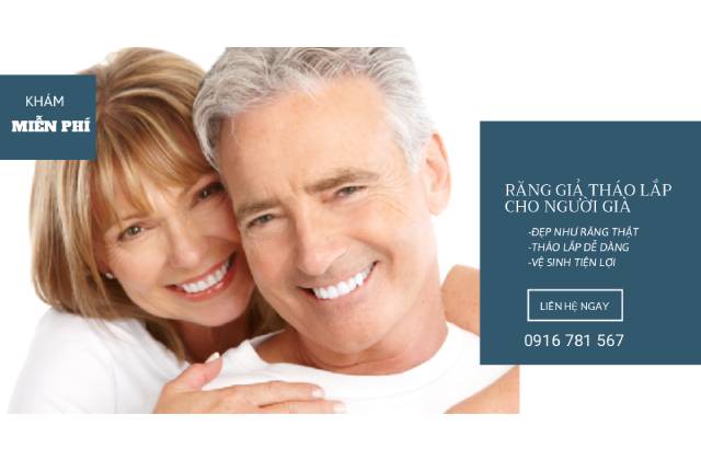  Răng giả tháo lắp cho người già giải pháp mất răng khi lớn tuổi